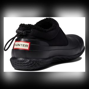 Hunter Original Sherpa Shoe Women 7 low cut ankle boot clog
